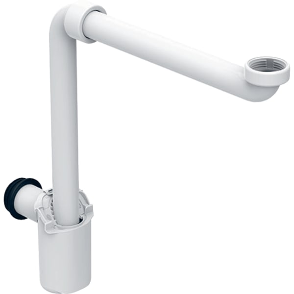 Geberit Tauchr.Ger-Vers. für WB, Abg. horiz. Raumsparmodell, d32, G 1 1/4, weiß-alpin