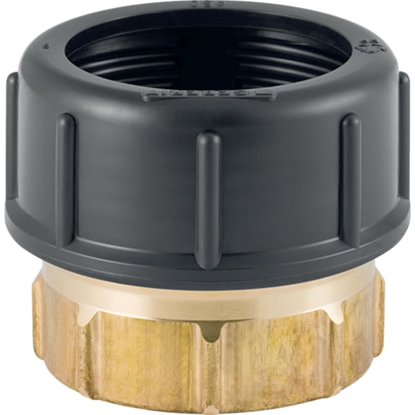 Geberit PE Übergangsstutzen mit Innengewinde und Quetschverschraubung: d=56mm, Rp=2″
