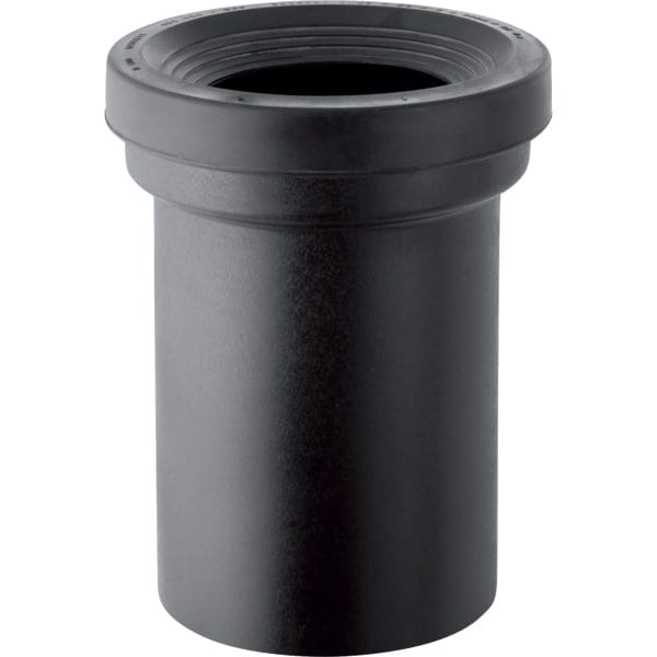 Geberit Anschlussstutzen mit Manschette: d=110mm, schwarz