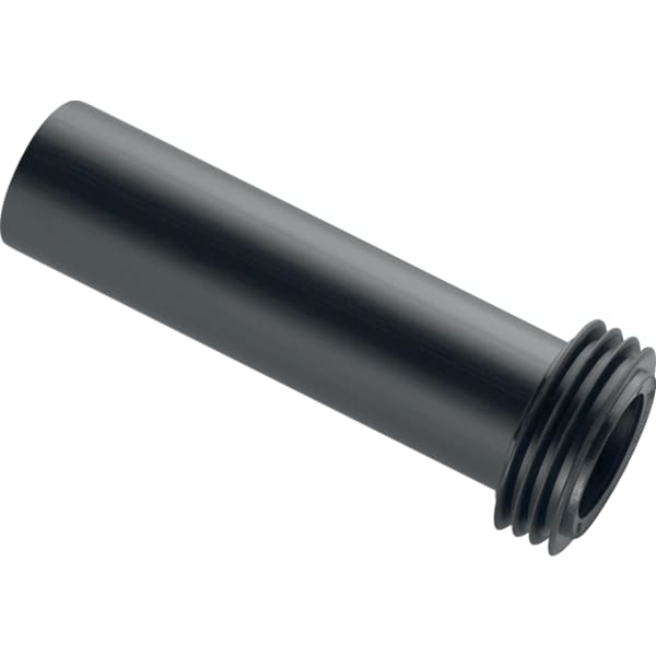 Geberit Spülbogenverlängerung mit Manschette: d=45mm, L=18.5cm, granitgrau