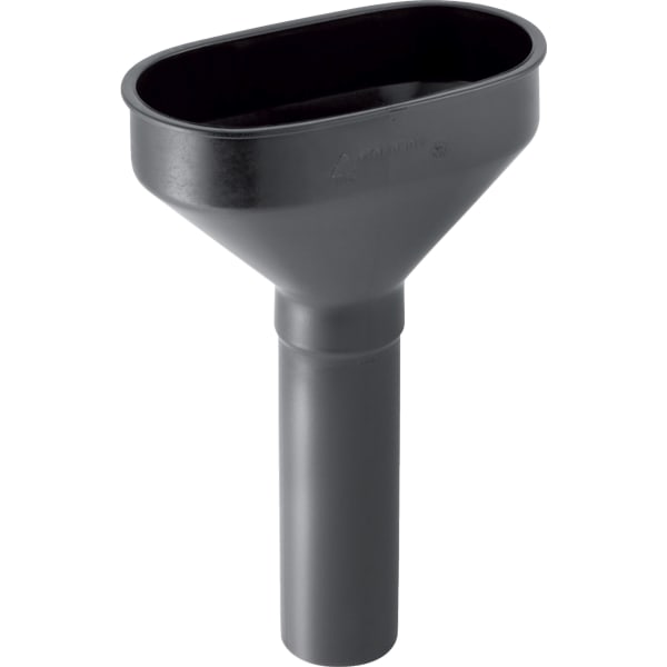 Geberit Trichter oval: d=50mm, schwarz