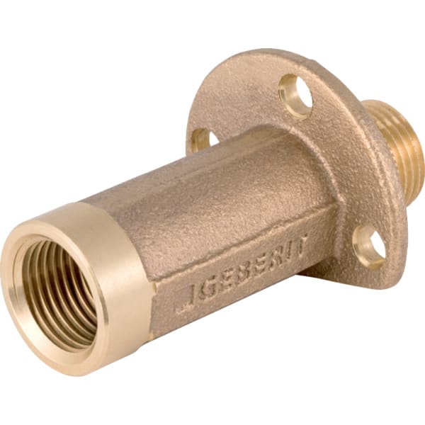 Geberit Anschluss gerade mit Außengewinde MF 1/2": CC499K, RMF=1/2″, Rp=1/2″, L=5.7cm