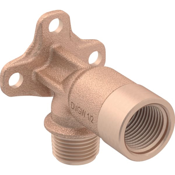 Geberit Anschlusswinkel 90° mit Außengewinde MF 1/2": CC499K, RMF=1/2″, Rp=1/2″, L=5.7cm