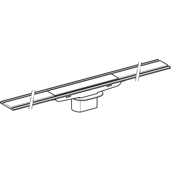 Geberit CleanLine60 Duschrinne für dünne Bodenbeläge