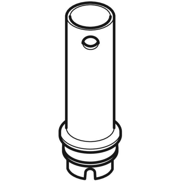 Geberit Standrohr aus PMMA: transparent