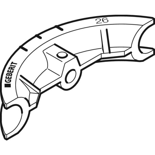 Geberit Biegematrize für Handbiegewerkzeug hydraulisch: d=20mm