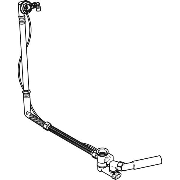 GEBERIT Badewannenablauf Rohbau-Set UNIVERSAL TOP