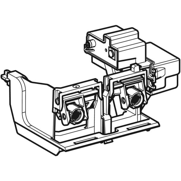 Geberit WC-Steuerung elektronisch, Netzbetrieb, für Sigma UP-Spülkasten 12 cm, für Funktaster
