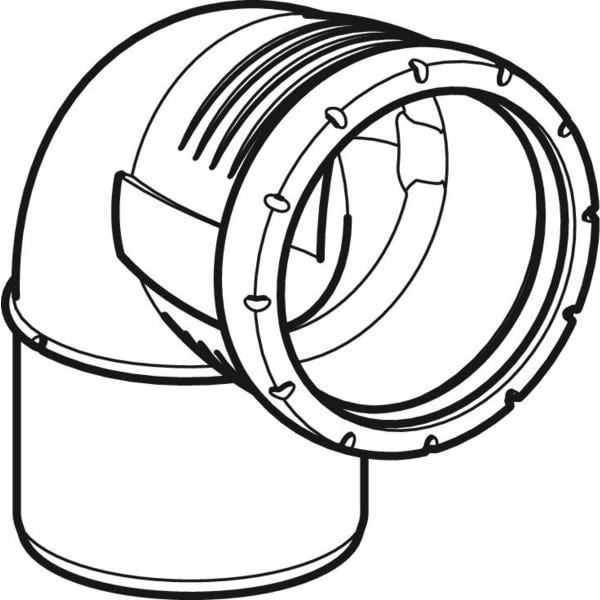 Geberit Silent-Pro Bogen: 87.5°