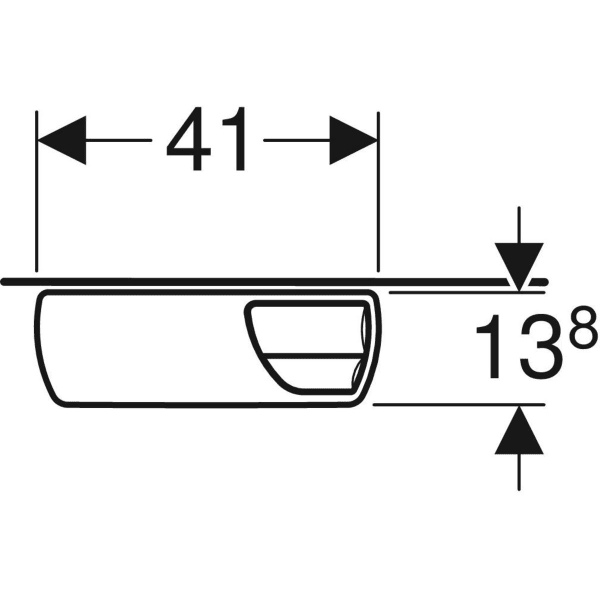 Geberit AP140 AP-Spülkasten 2-Mengen-Spülung, halbhochhängend
