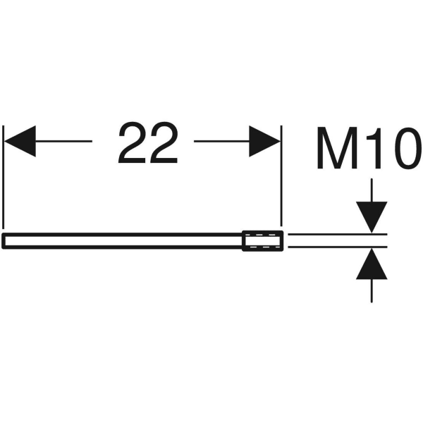 Geberit Duofix Set Wandankerverlängerungen (2 St.)