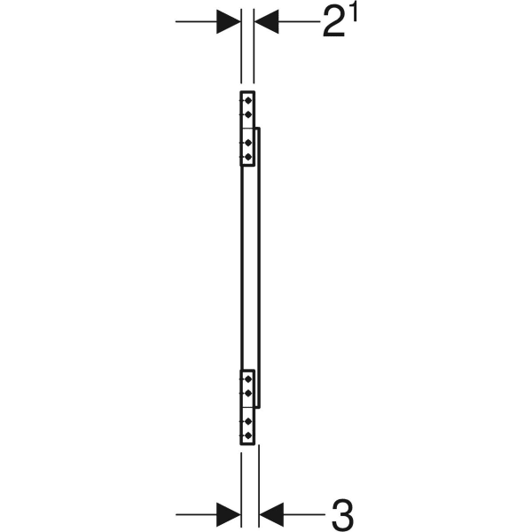 Geberit Duofix Montageplatte universell