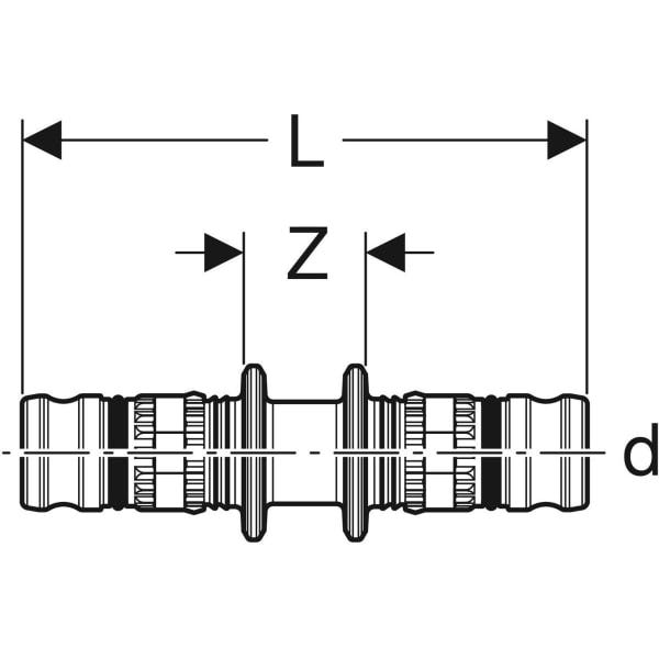 Geberit Mepla Kupplung: PVDF