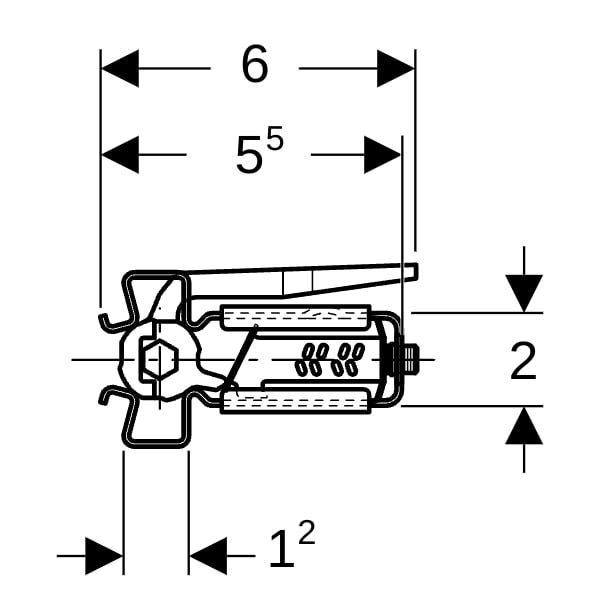 Geberit GIS Profilverbinder