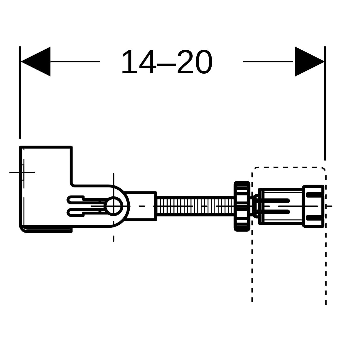 Geberit Duofix Set Wandanker für Einzelmontage, Ecklösung (2 St.)