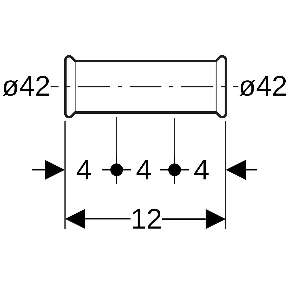 Geberit Mapress Edelstahl Schiebemuffe (Gas)