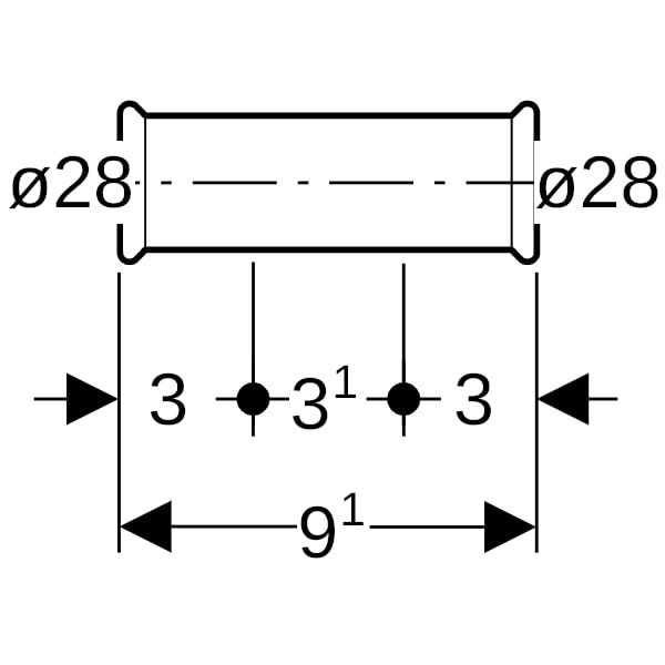 Geberit Mapress C-Stahl Schiebemuffe