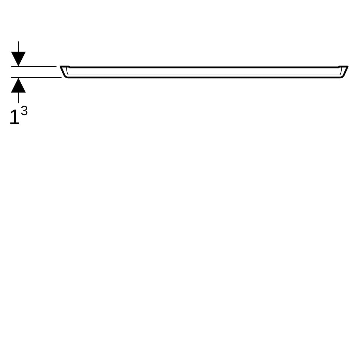 Geberit Mapress Montageplatte für Gaszähler: 1.0215, AD=25cm