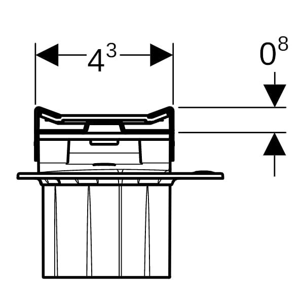 Geberit CleanLine20 Duschrinne