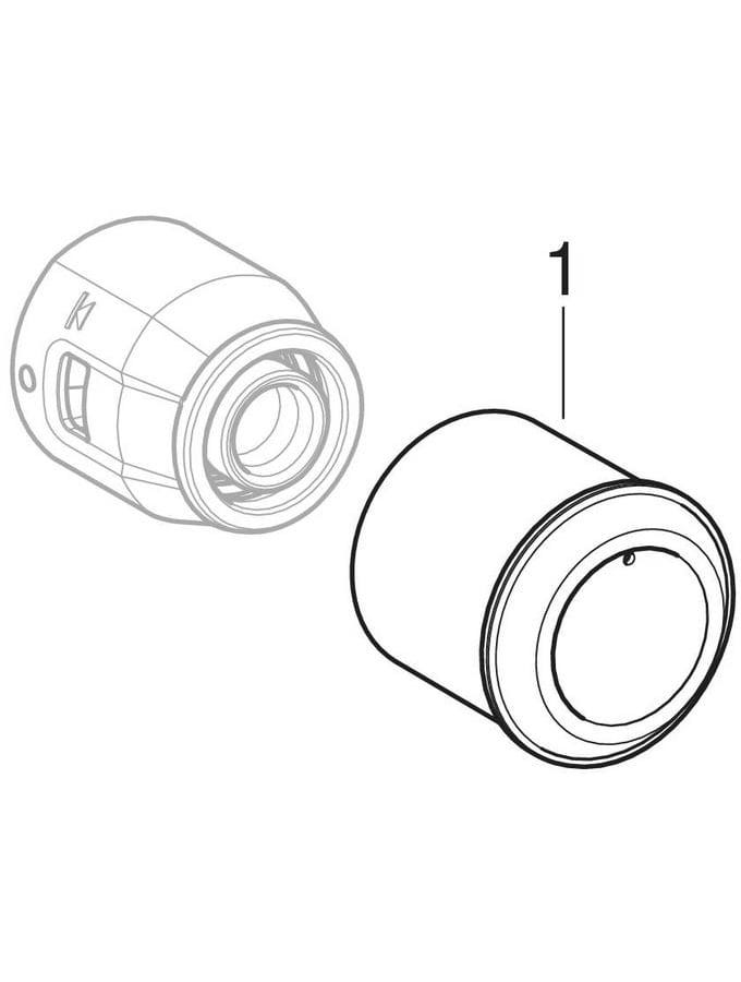 PushFit Übergang mit IG (Ms), gerade