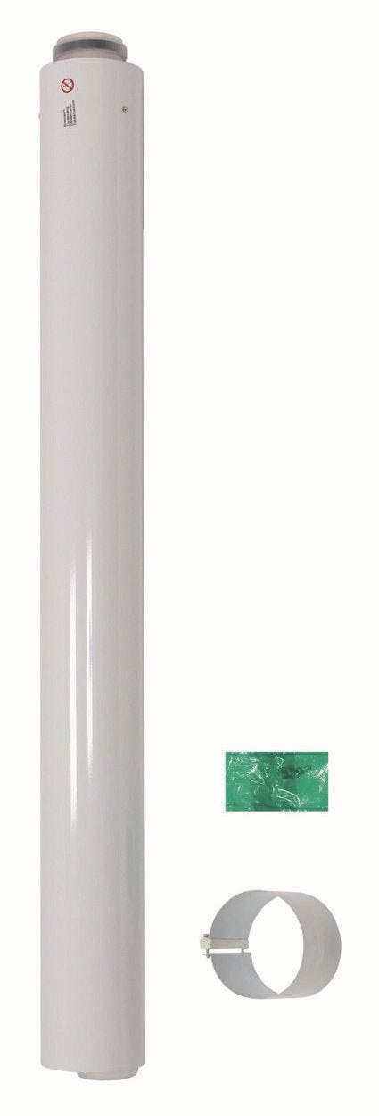 VAILLANT Verlängerungsrohr Brennwert Luft-/Abgasführung, PP, 60/100