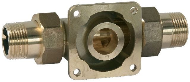 SYR Drufi-Universalflansch 2315 mit Verschraubungen