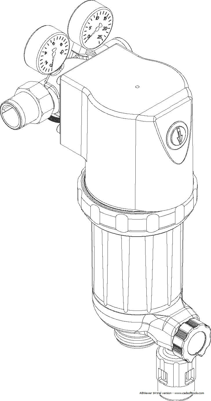 SYR Rückspülfilter mit Druckminderer Drufi+ max. 2315 DFR, DN 32 bis 50