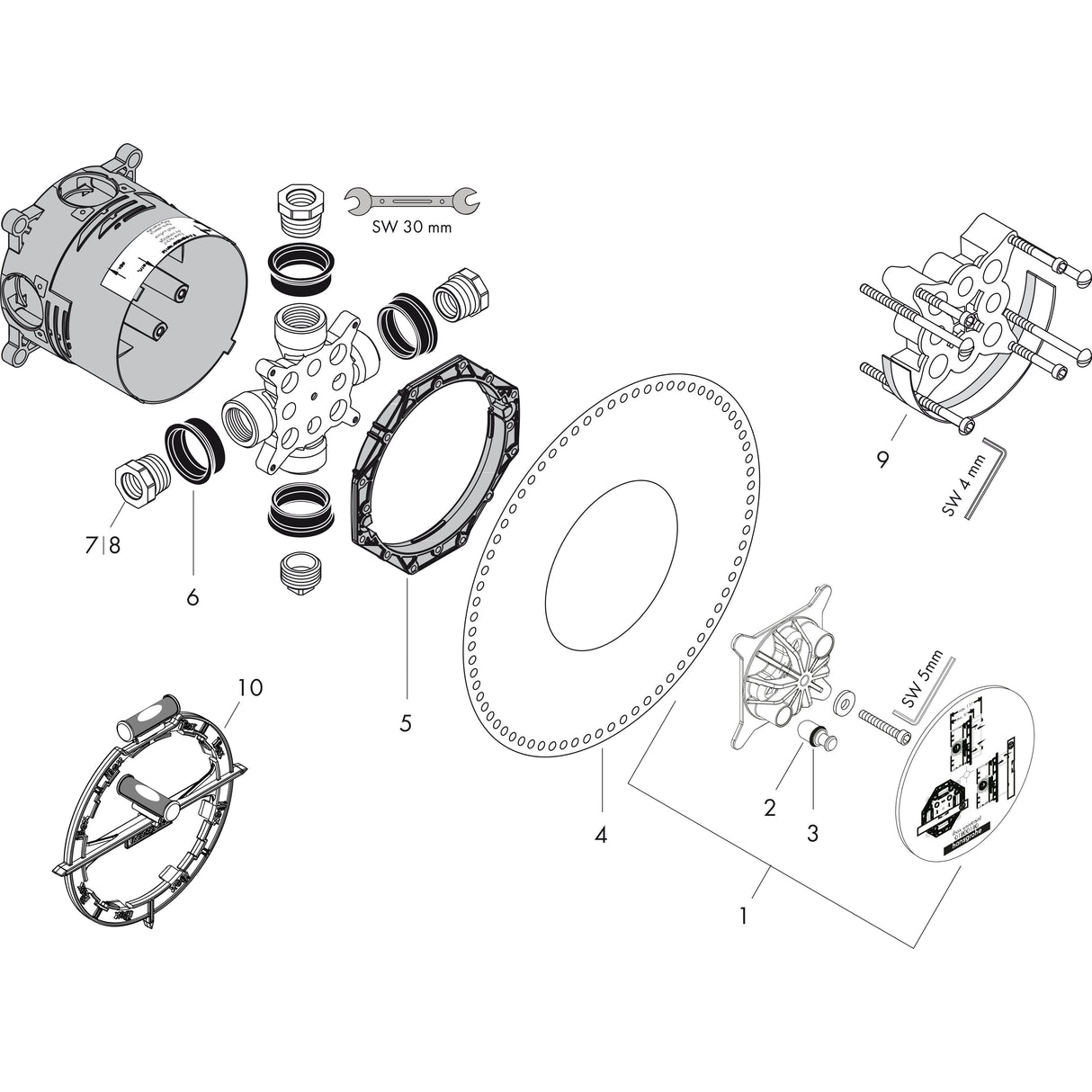 hansgrohe iBox universal Grundkörper