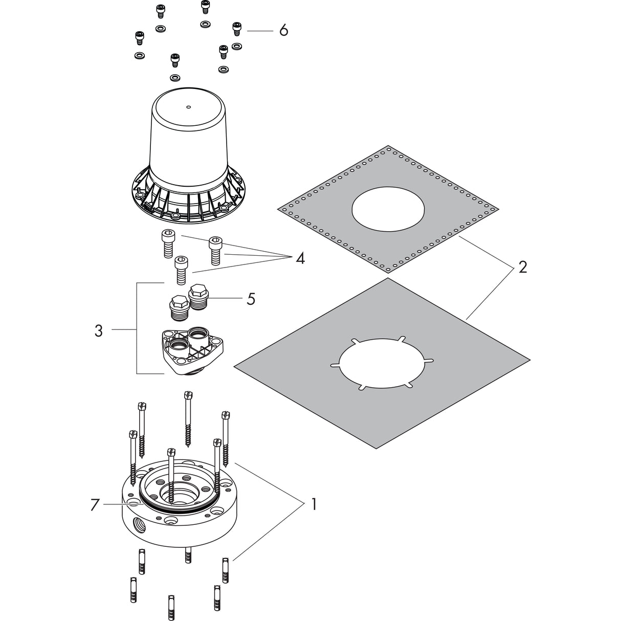 AXOR Grundkörper für Armaturen bodenstehend