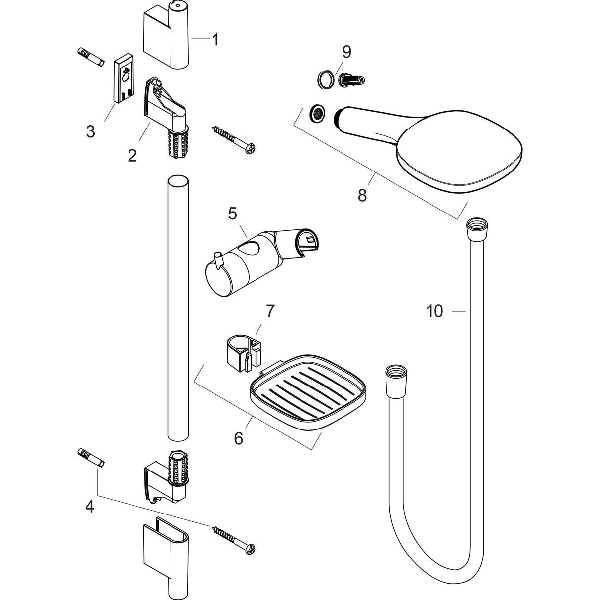 hansgrohe Brauseset