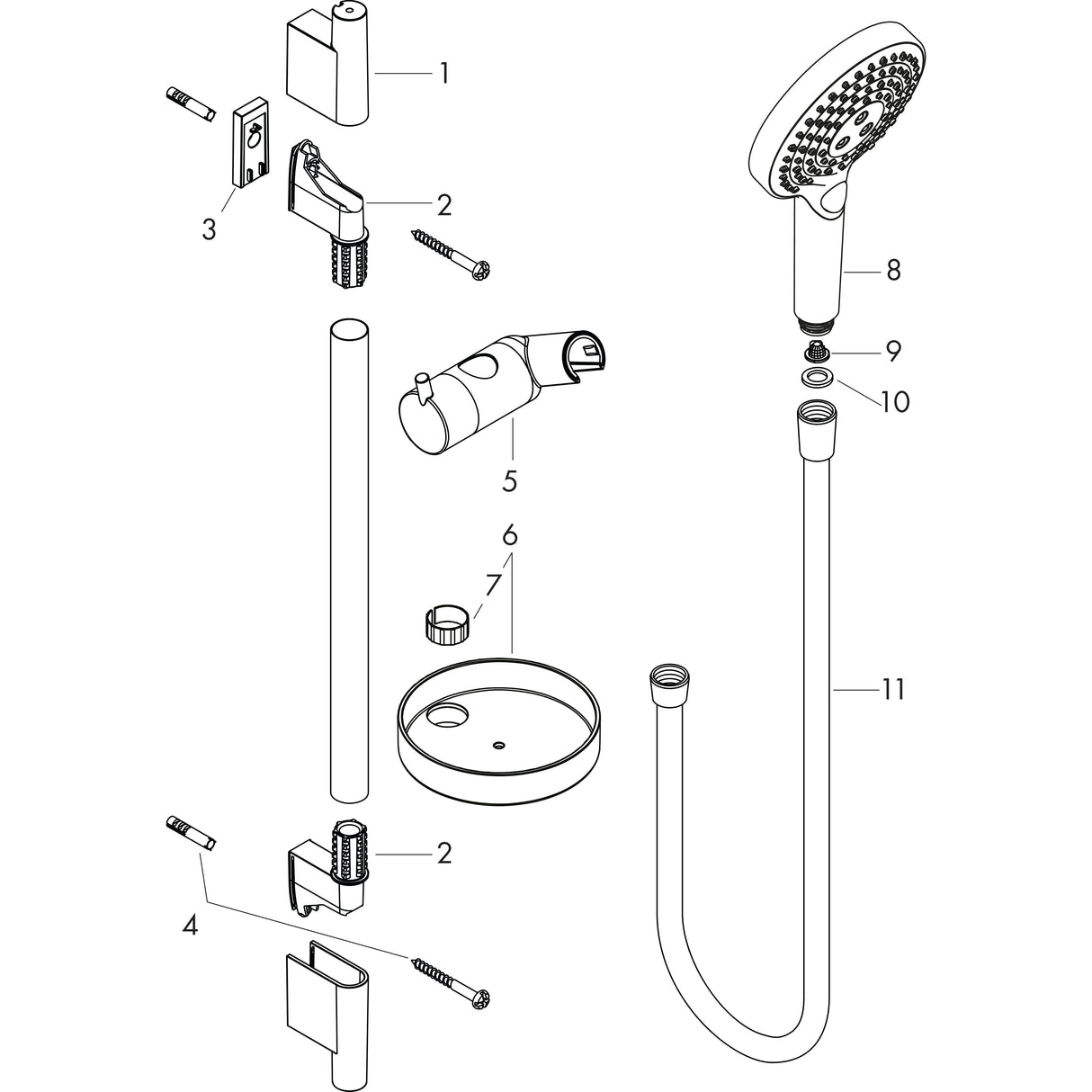 hansgrohe Brauseset