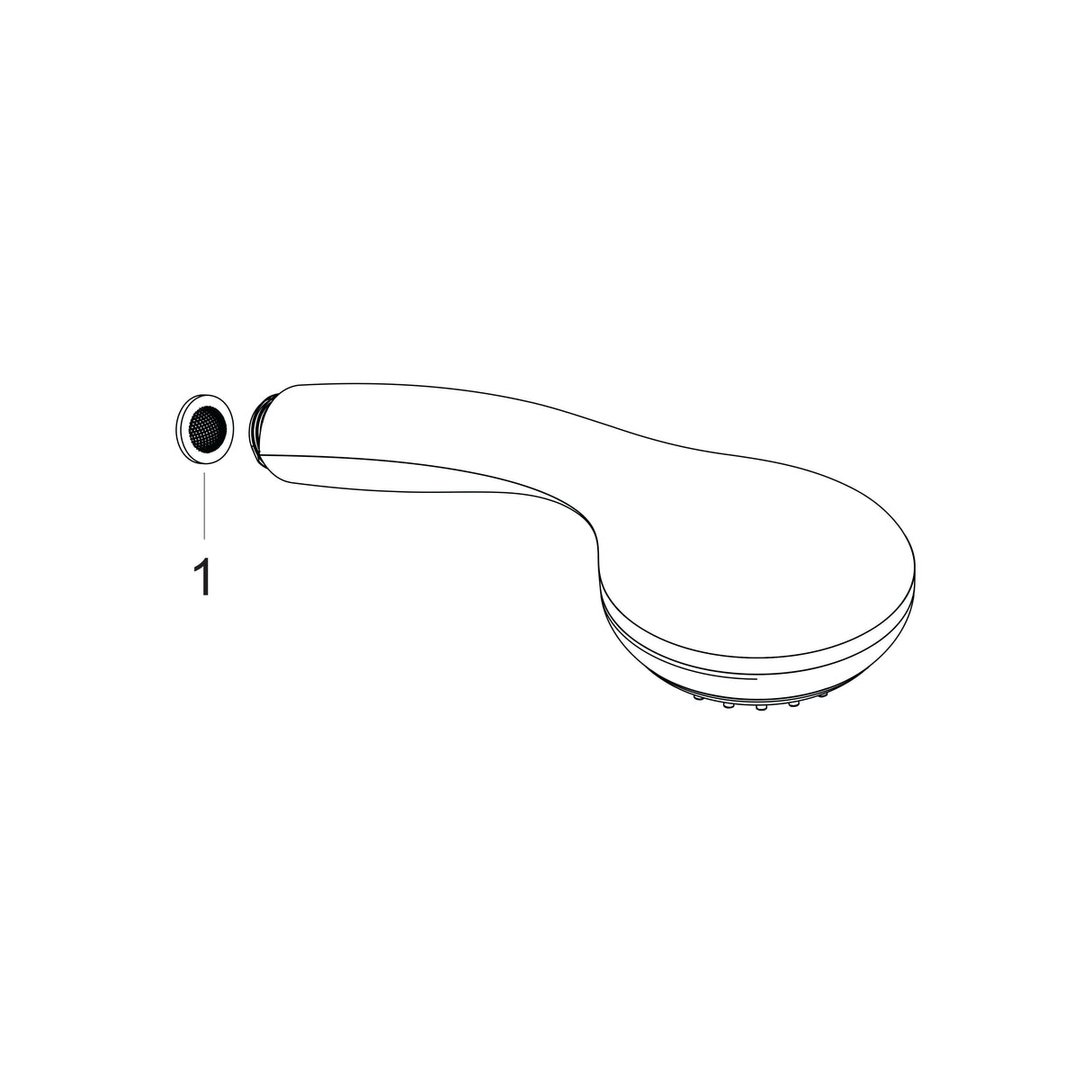 hansgrohe Crometta 85 Handbrause Mono EcoSmart+, Chrom