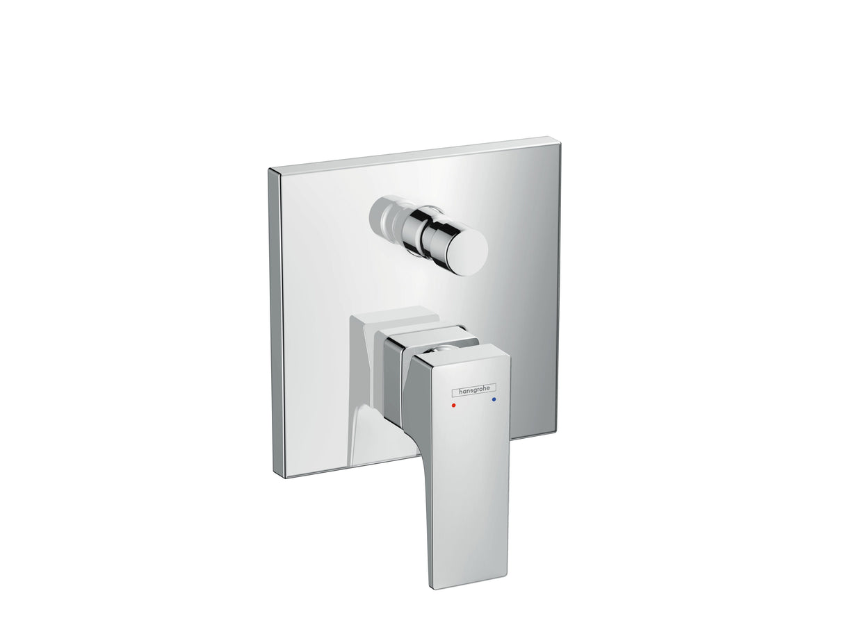 hansgrohe Metropol Einhebel-Wannenmischer Unterputz mit Hebelgriff für iBox universal, Chrom