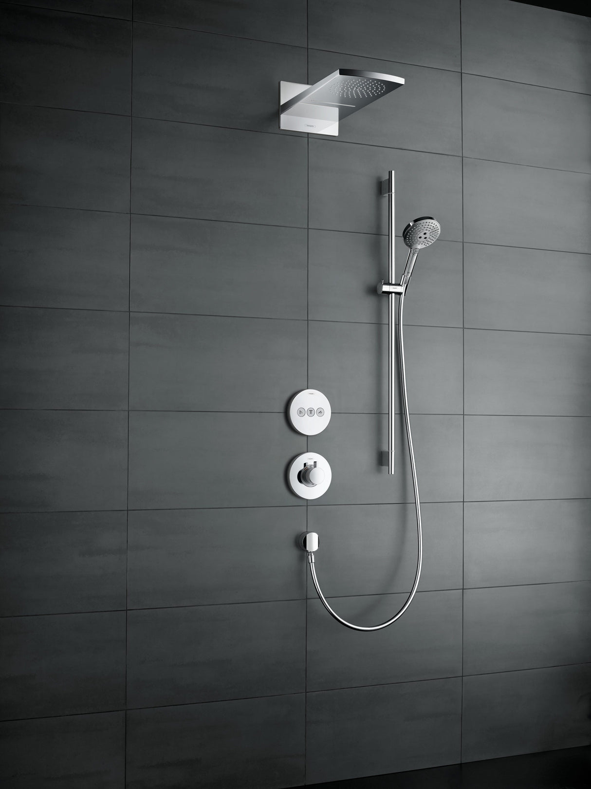 hansgrohe Raindance Select S Brauseset 120 3jet mit Brausestange und Seifenschale