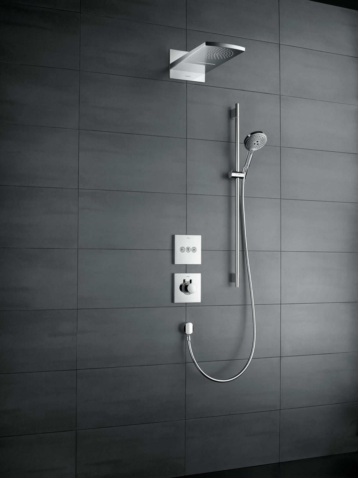 hansgrohe Raindance Select S Brauseset 120 3jet mit Brausestange und Seifenschale