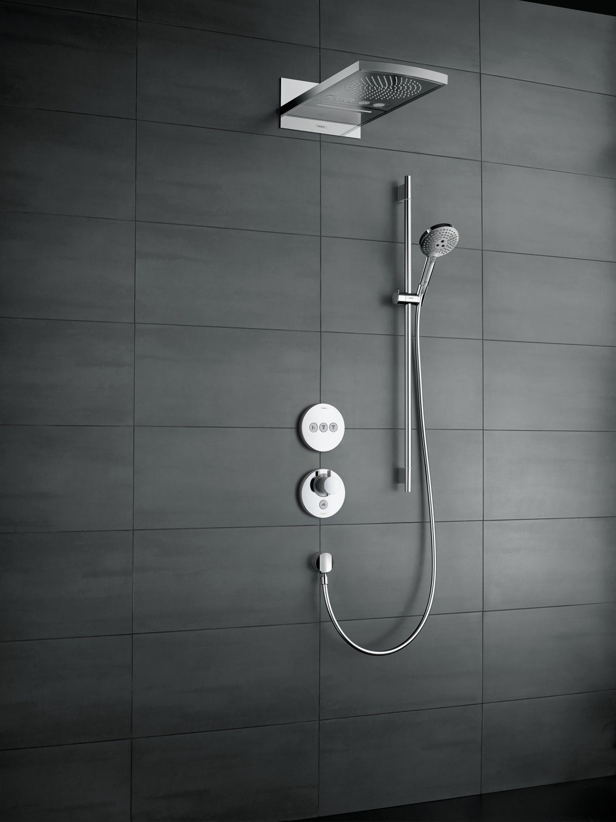 hansgrohe Raindance Select S Brauseset 120 3jet mit Brausestange und Seifenschale