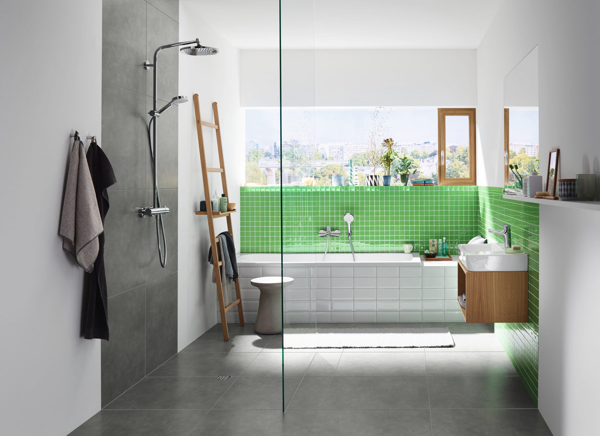 hansgrohe Crometta S Showerpipe 240 1jet mit Thermostat, Chrom