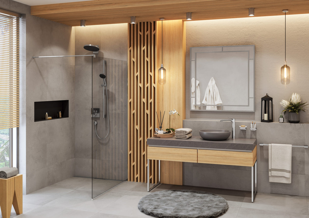 hansgrohe FixFit Wandanschluss E ohne Rückflussverhinderer, Chrom