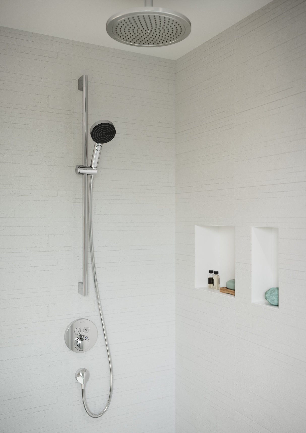 hansgrohe FixFit Wandanschluss E ohne Rückflussverhinderer, Chrom