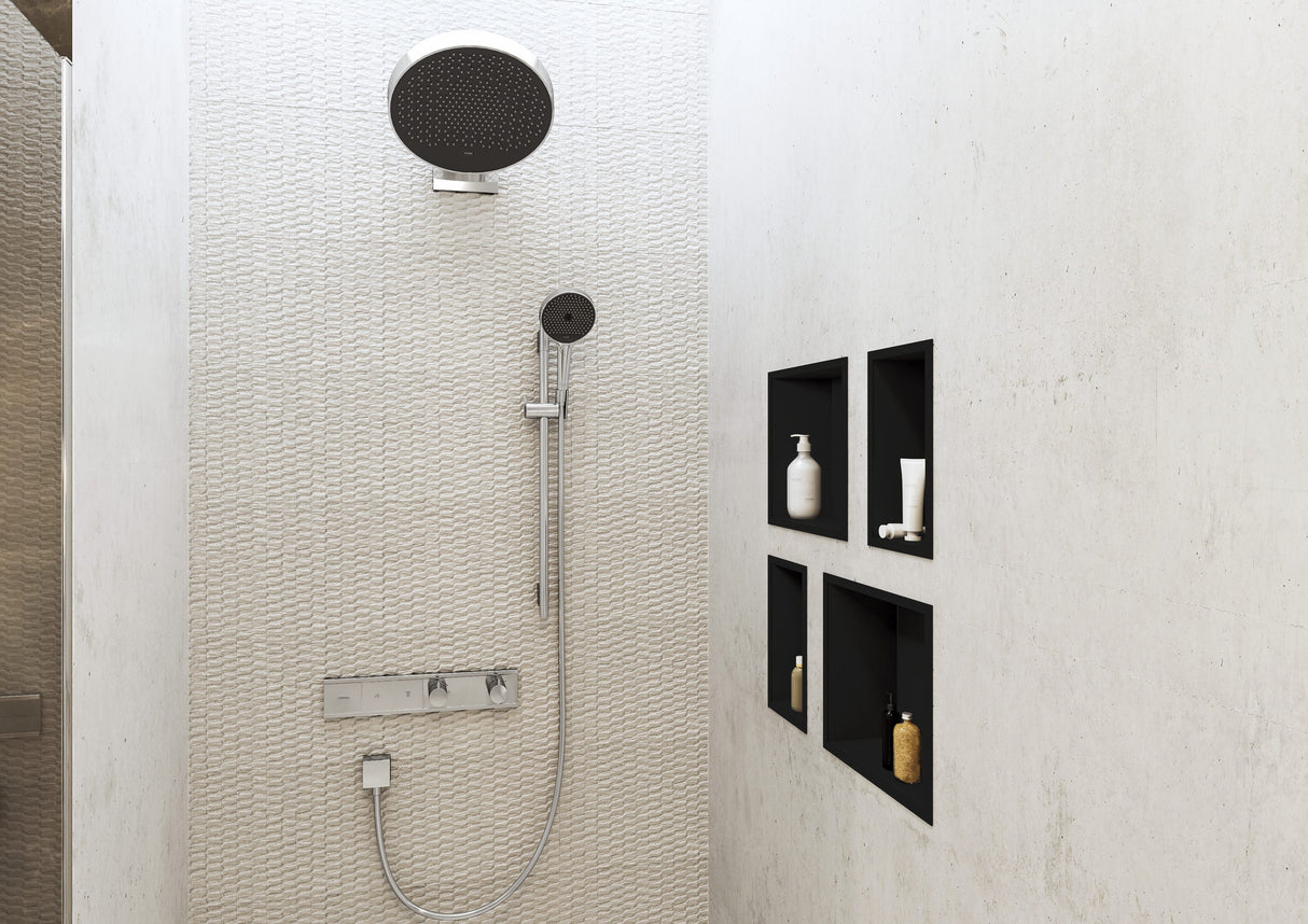 hansgrohe Unica Brausestange S Puro 90 cm mit Isiflex Brauseschlauch 160 cm, Chrom