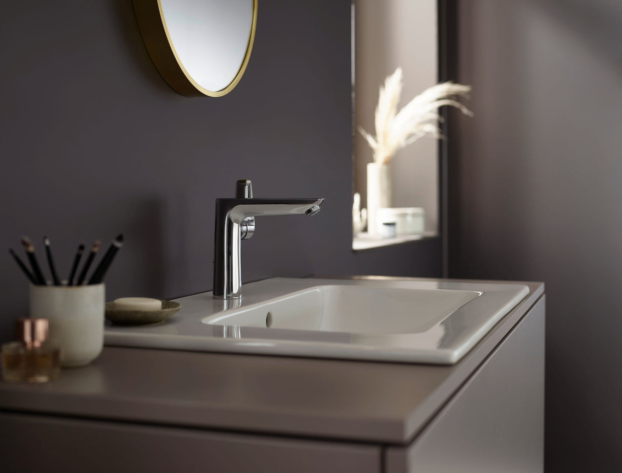 hansgrohe Talis E Einhebel-Waschtischmischer 150 mit Zugstangen-Ablaufgarnitur, Chrom