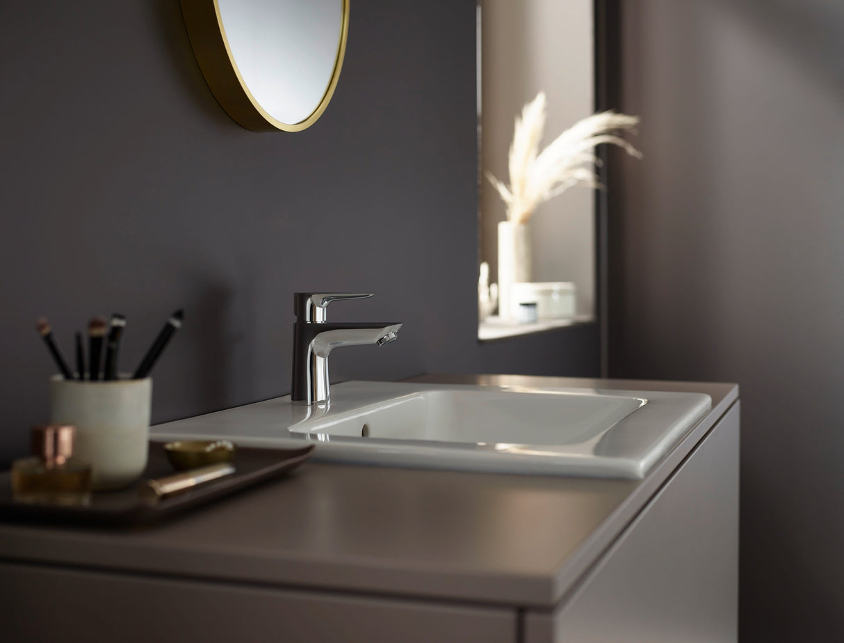 hansgrohe Talis E Einhebel-Waschtischmischer 80 ohne Ablaufgarnitur, Chrom