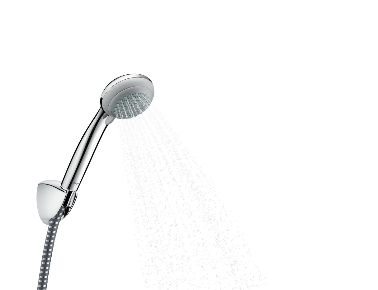 hansgrohe Crometta 85 Brausehalterset Vario mit Brauseschlauch 125 cm, Chrom