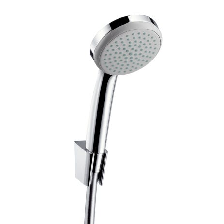 hansgrohe Croma 100 Brausehalterset Mono mit Brauseschlauch 125 cm, Chrom