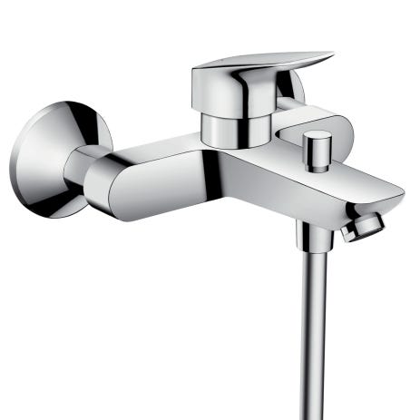 hansgrohe Logis Einhebel-Wannenmischer Aufputz, Chrom