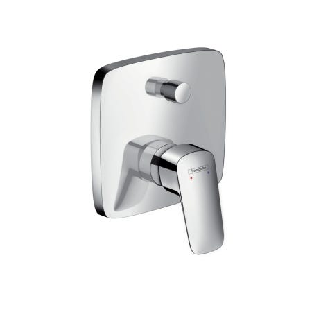 hansgrohe Logis Einhebel-Wannenmischer Unterputz mit integrierter Sicherungskombination nach EN1717 für iBox universal, Chrom