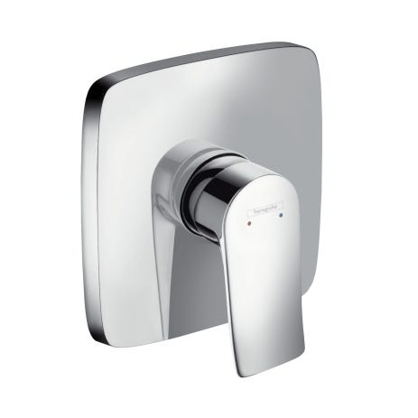 hansgrohe Brausenmischer Unterputz Metris Fertigset eckig chrom