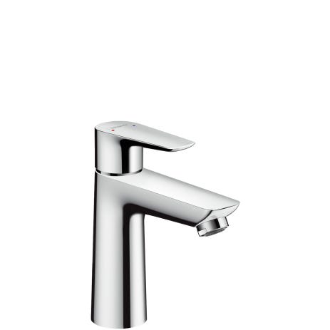 hansgrohe Talis E Einhebel-Waschtischmischer 110 mit Zugstangen-Ablaufgarnitur, Chrom