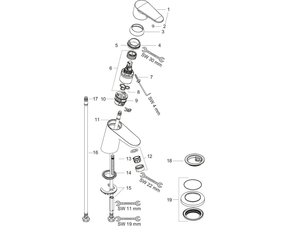 hansgrohe Focus Einhebel-Waschtischmischer 70 ohne Ablaufgarnitur, Chrom