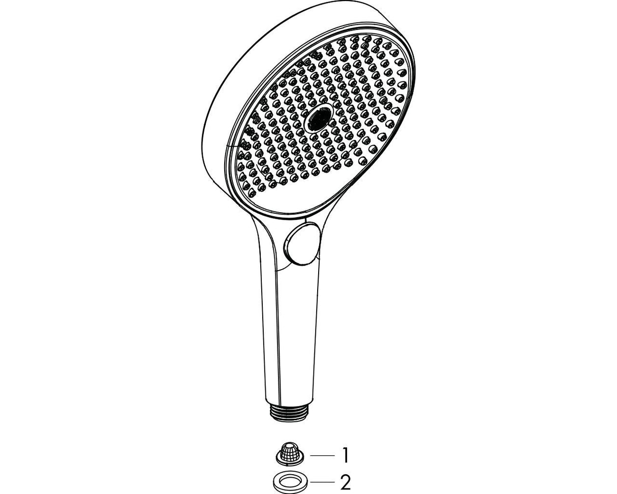 hansgrohe Rainfinity Handbrause 130 3jet EcoSmart